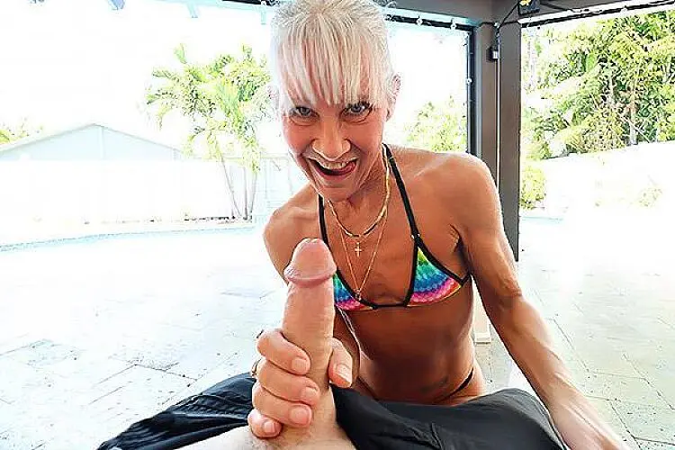 Image of porn movie Poolside Gilf Finishes Me Off POV on Adultstarbase